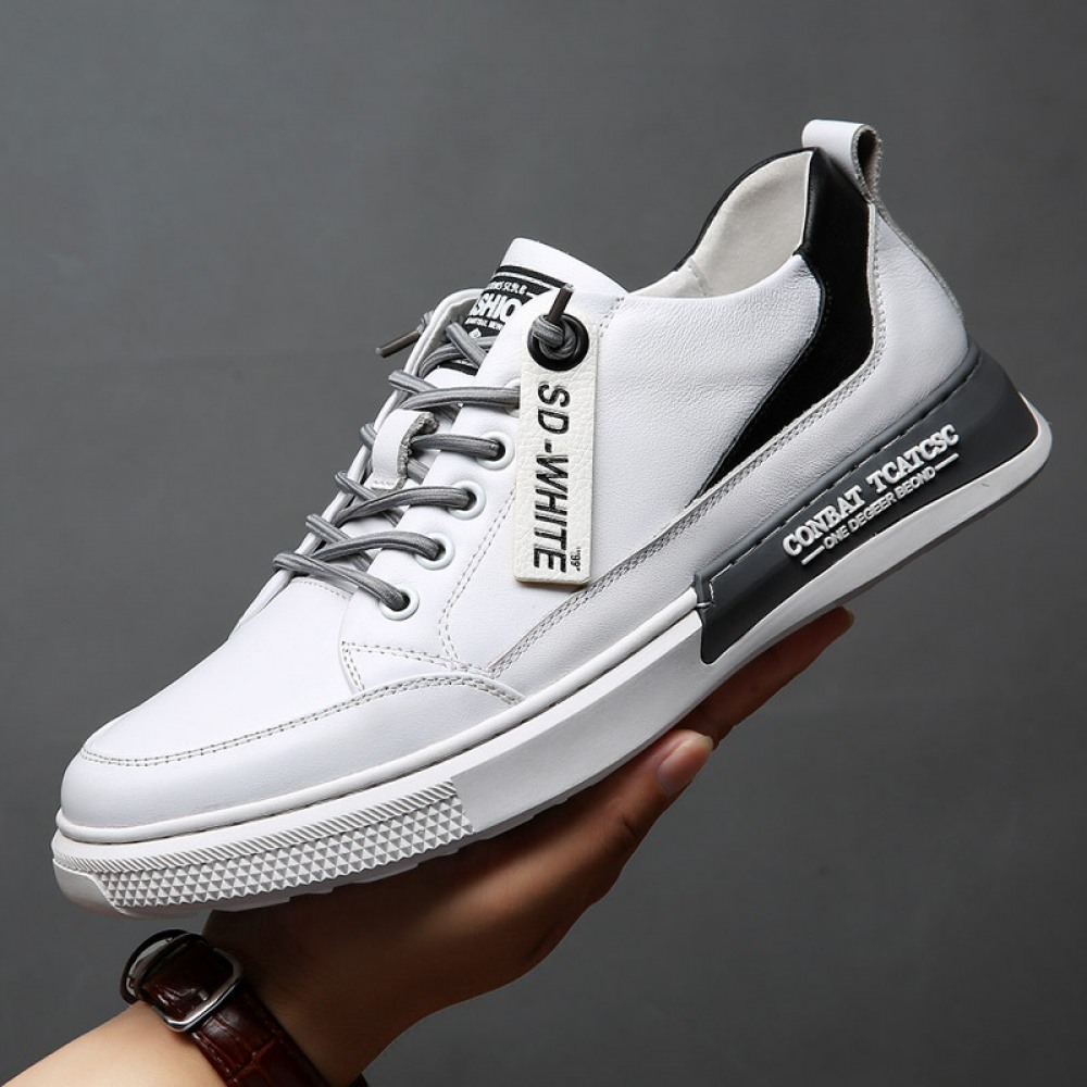 Men's Autumn Trend Sports White Breathable Casual Small White Board Shoes